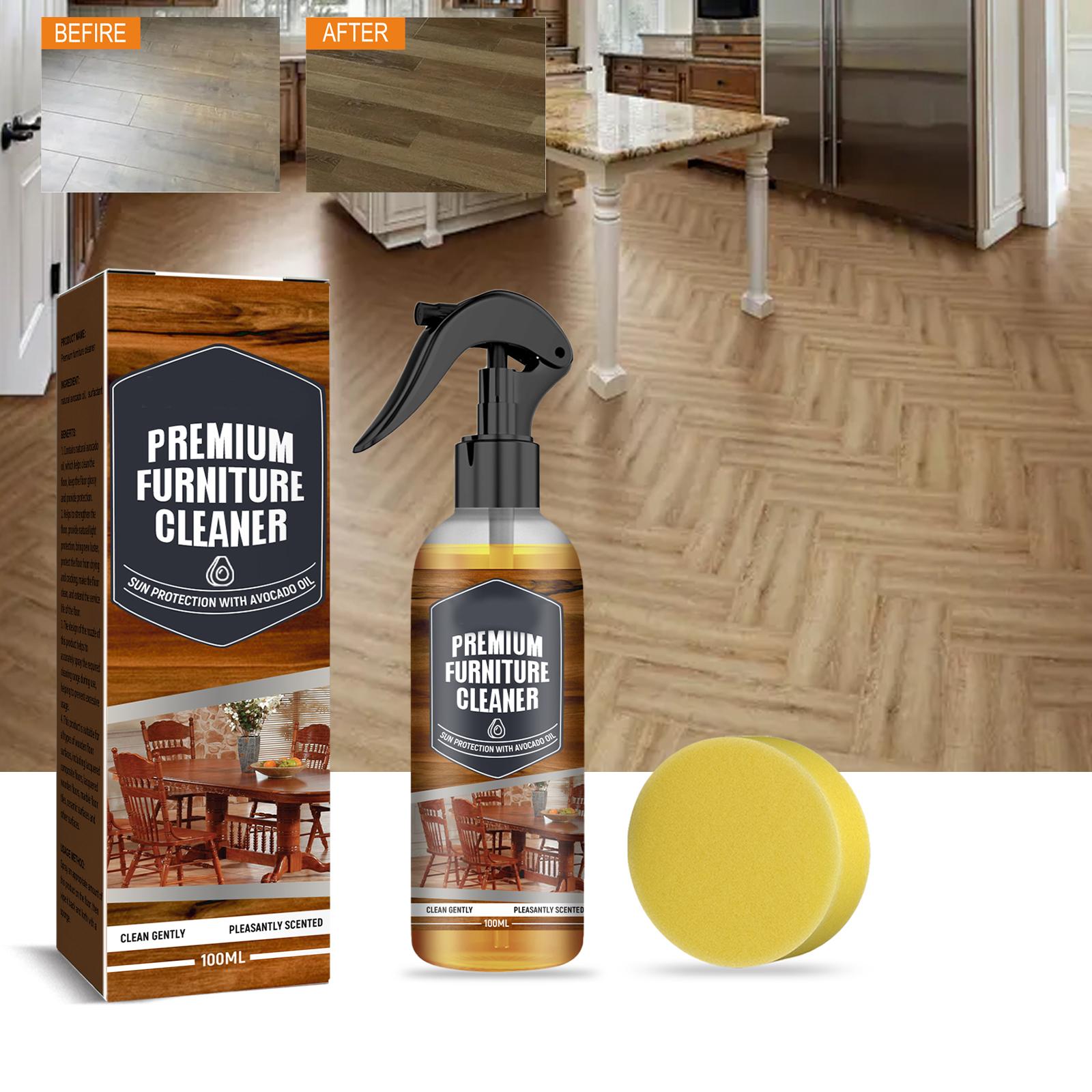 Floor Cleaner  Wooden Floor  Floor  Strong Stain Removal  Brightening  Polishing Cleaner100ML One Size