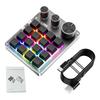 Programmable  Ro Keyboard 16-Keys 3 Knob Gaming Keypad with USB Wired+  Mode Volume Controller