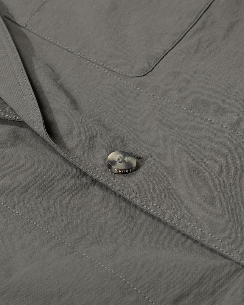 Dimitri Black Sidefix Shooting Blazer Jacket_Gray