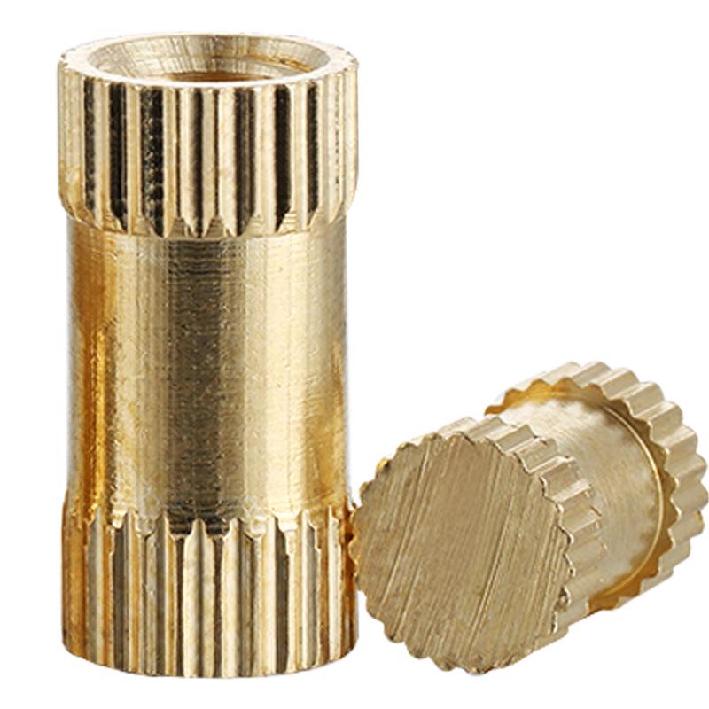 B-Type Knurled Copper Embedded Nut for M3/M4/M5/M6/M8