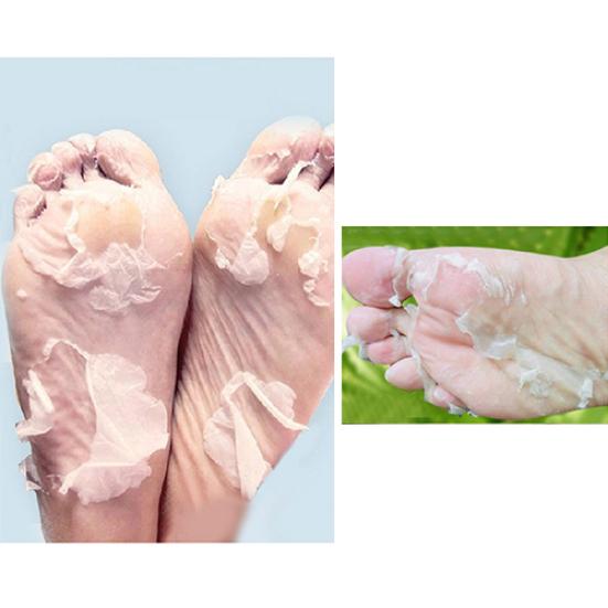 Masque exfoliant lisse pour les pieds, 2 pièces, lait, vinaigre de bambou, peau morte, élimine la peau des pieds