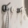 3pcs Strong Suction Cup Hooks Not Drill & Rustproof Wall Hook Easy Install Suction Hook Hangers for Bathroom & Kitchen