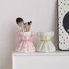 Ceramic Makeup Brush Holder Large Capacity Princess Dress Storage Box  Study Essential
