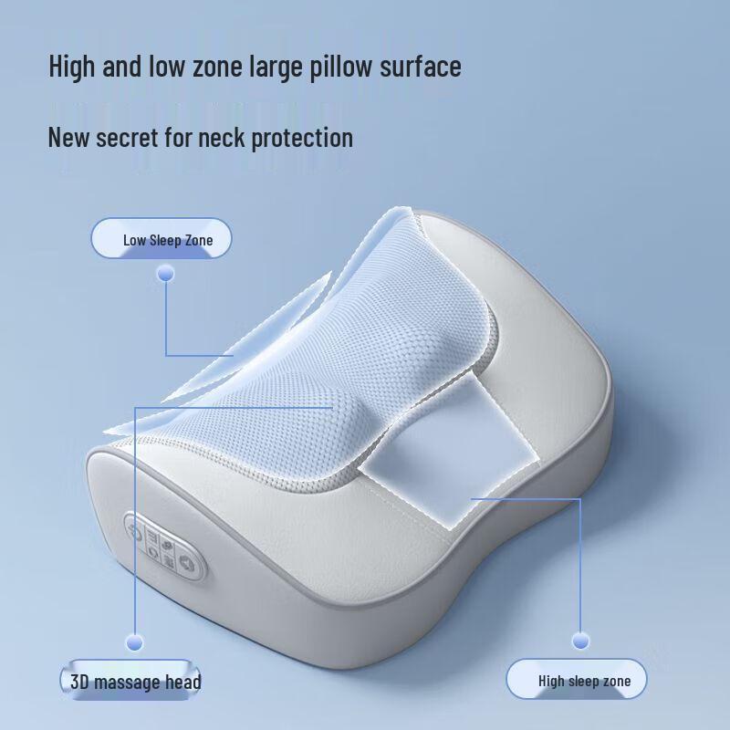 Aux Electric Kneading Neck and Shoulder Massager Pillow CN Plug (adapter Included)