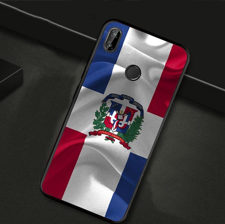 Dominican Republic Flag For Huawei Nova 11i 12i 12s 8i 9 10 SE Y60 Y61 Y70 Y90 Y72 Y73 Y91 P60 Pro P40 P30 Lite Case