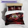 Southampton Football Printed 3 Pieces Bedding Set, Comfortable Skin Friendly Bedroom Duvet Cover Set