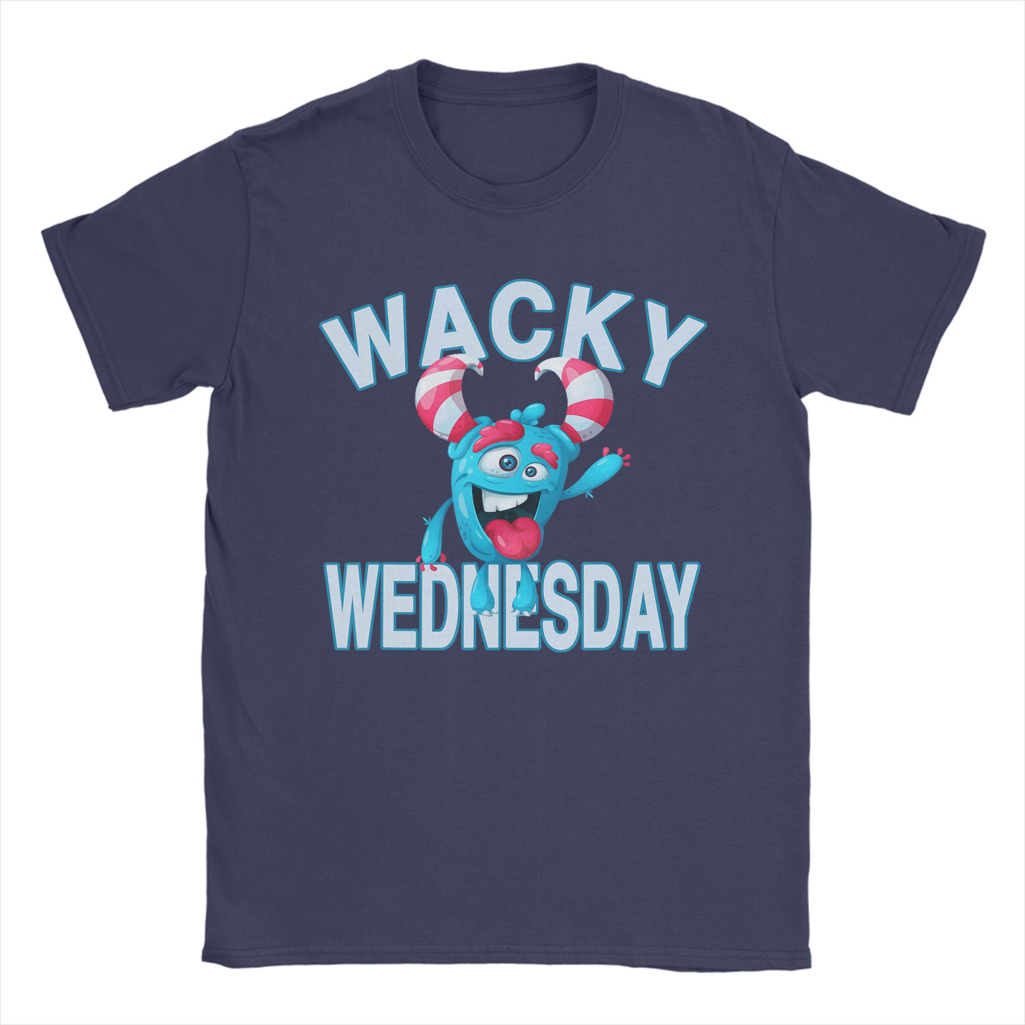 

Wacky Wednesday Spirit Week Party Day TShirt Unisex Leisure Pure Cotton Tee Shirt Crew Neck Short Sleeve T Shirt Unique Clothes 4XL