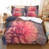 Print Rose Jacquard Flowr Bedding Set  Bed Sets For Girl King Size Comforter Sets Cover Home Textile Wedding Marry Duvet Cover