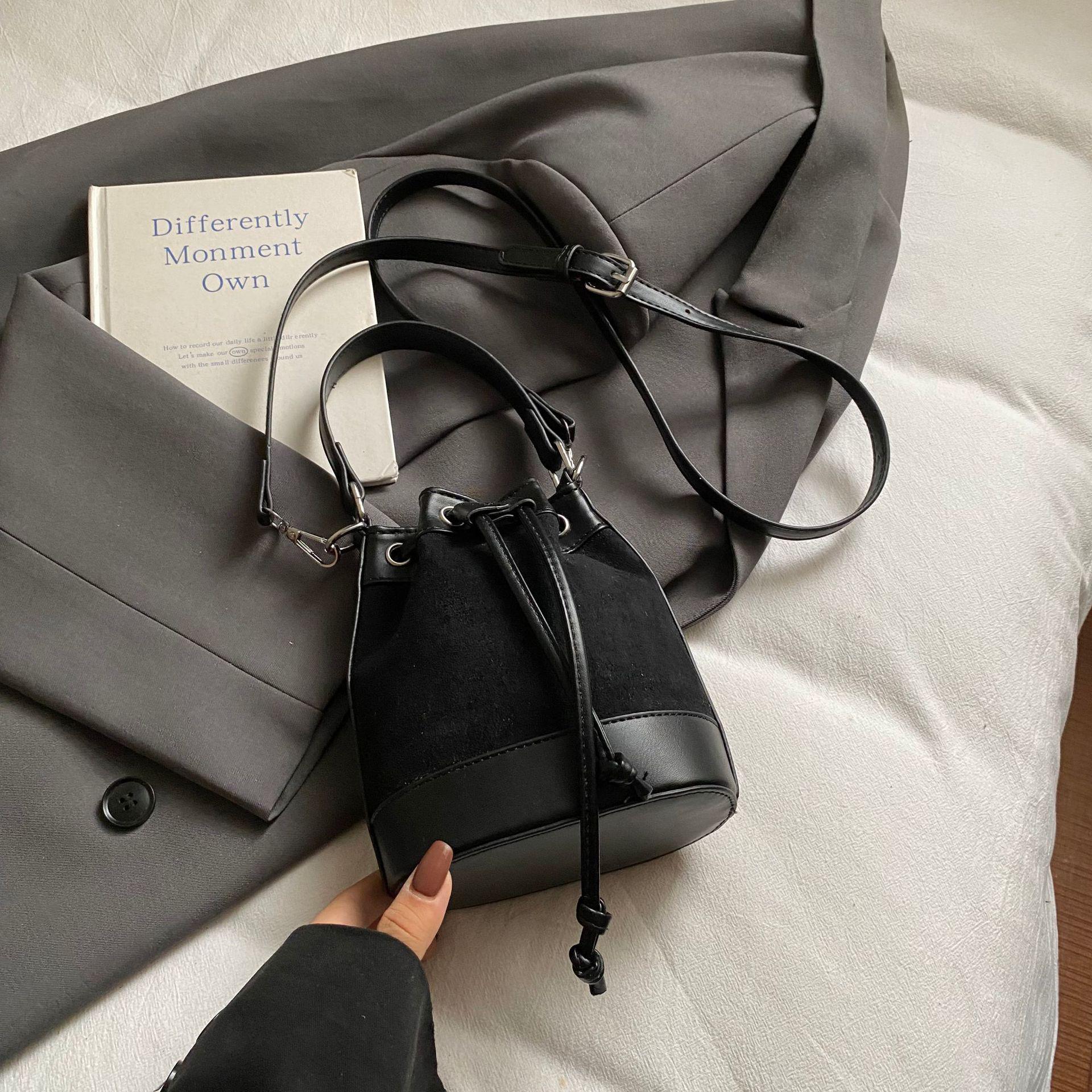 Женская сумка-ведро кроссбоди в корейском стиле 2025: Модная и универсальная сумка высокого класса