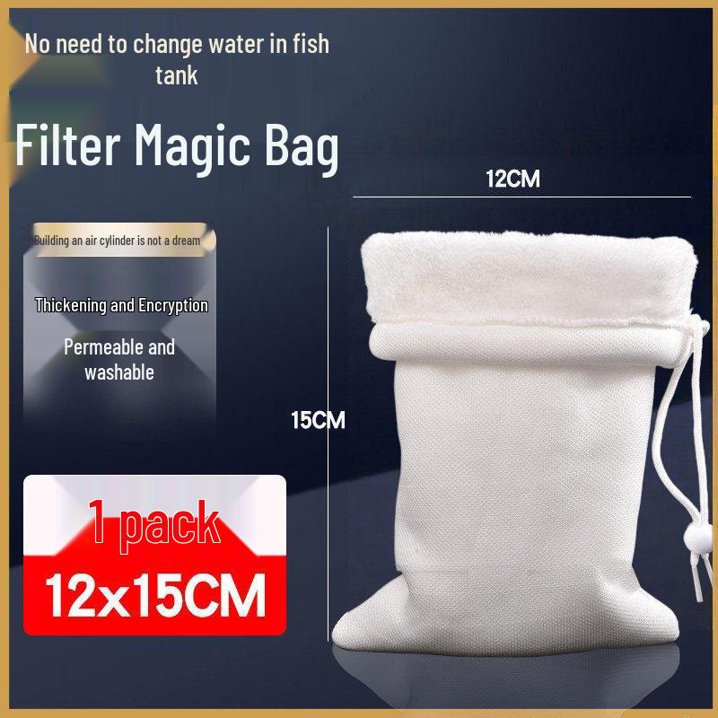 High-Density Biochemical Fish Tank Filter Mat with Anti-Overflow Bag