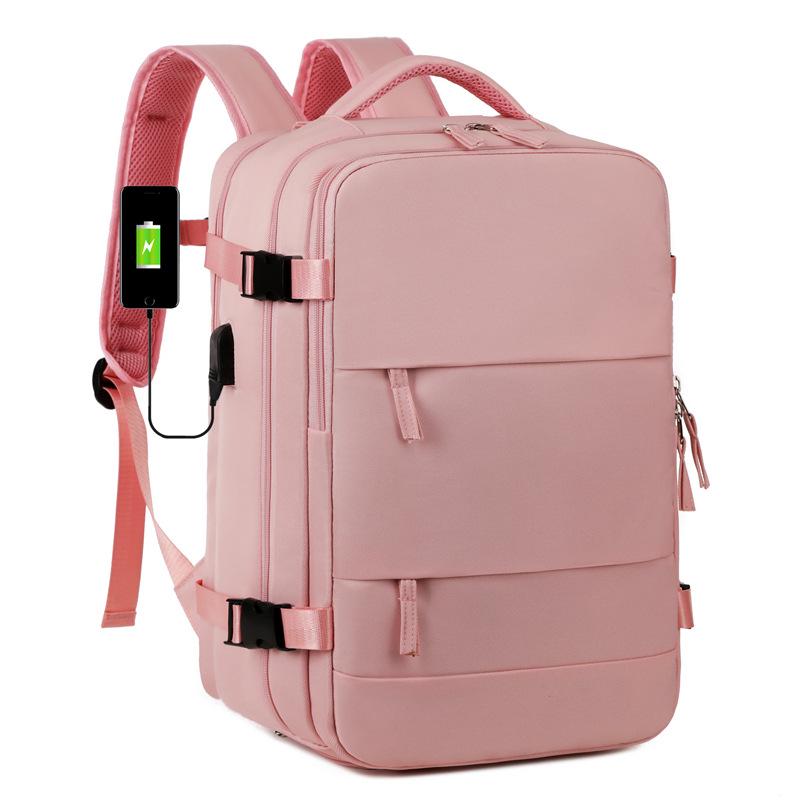 Multifunctional Travel Backpack with Shoe Compartment and Wet/Dry Separation for Business and Outdoor Use