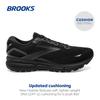 Brooks Ghost 15 Neutral Running 6 Wide Women's Shoe, Black/Black/Ebony,