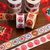 Cute Style Lunar New Year Stickers The God of Wealth Stickers  Festive Celebration