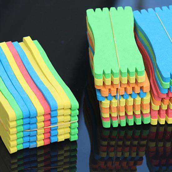 10 Stück Schaumstoff-Angelschnur, Wickelschnur, Plattenbrett, Spulen, Spulen, Angelzubehör