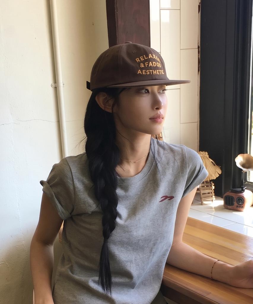 Poteulipailjeu Rfa 6-Panel Cap (Toffee Brown)