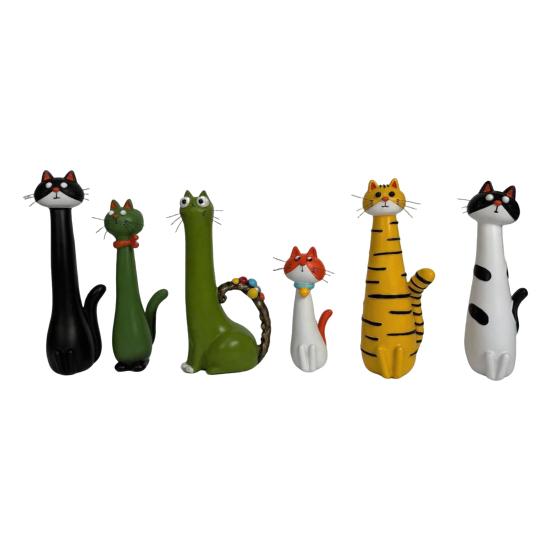 Handcrafted Quirky Cat Vase Whimsical Resin Cat Shaped Flower Vase for Flowers Pampas