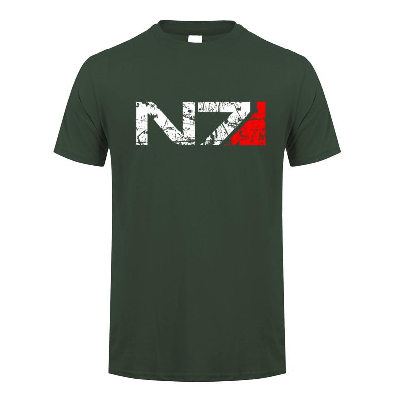 Spiel Mass Effect N7 Unisex T-Shirt Sommer Mode Kurzarm Unisex Mass Effect N7 T-Shirts Tops