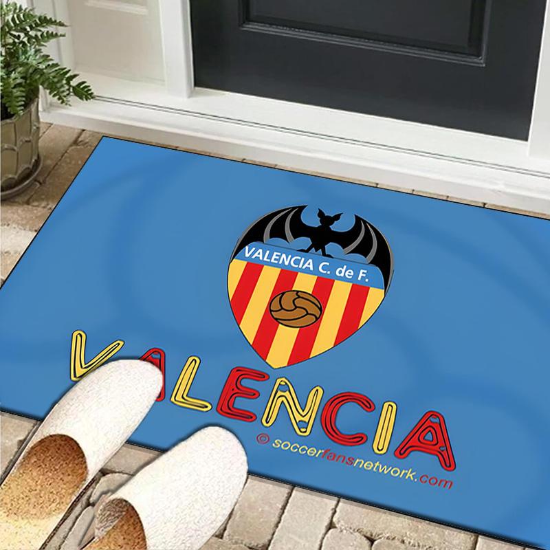 1PC rug Valencia Crest Design Carpet, Chair Rug,Area Rug for Office Bedroom living rooms bedroom, Doormat decor Christmas fan gifts
