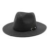 Cappello di Paglia di Carta a Tesa Larga per Protezione Solare e Moda Cappello da Sole Estivo da Spiaggia