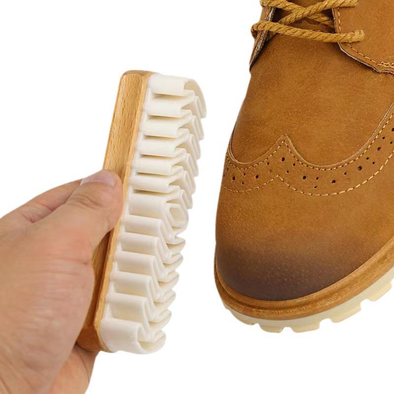 Suede and Nubuck Shoe Brush with Eraser for Leather and Rubber Surfaces