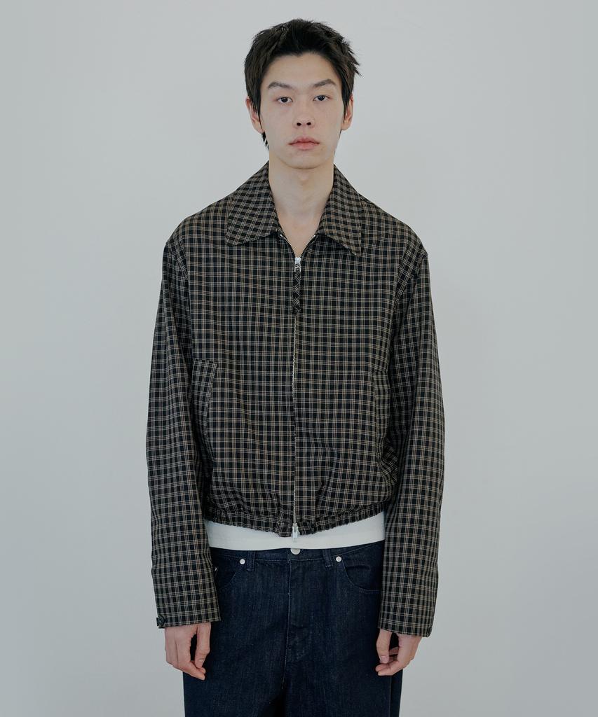 Nuakle Check Blouson_Black