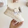 Children's Cotton Shoes for Winter New Style Girls' Fluffy Warm Baby Shoes Little Girl Bow Princess Cotton Shoes