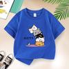 The Cat Family T-shirt for Boys Cotton Kids T Shirt Cartoon Children Casual Clothes Teen Baby Boy Summer Tops 6 8 10 12 Years