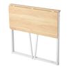 Folding Desk, 80 Cm Small Foldable Table for Compact Spaces, Space Saving Computer Table, Sturdy Particleboard with Storage Hooks, Writing Workstation