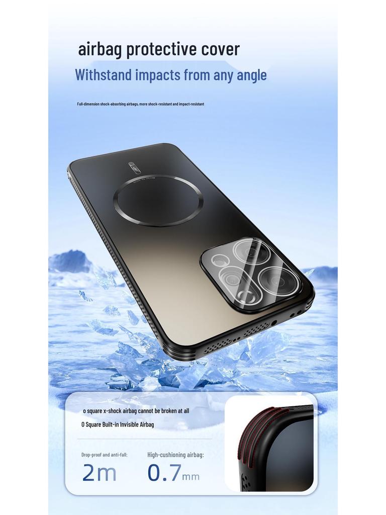 OPPO Reno 14/13 Pro Anti-Fall Magnetic Frosted Full Coverage Case