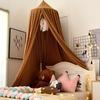 Nordic Style Ceiling Bed Canopy Baby Crib Breathable Mosquito Net Windproof Curtain Nursery Room Decor