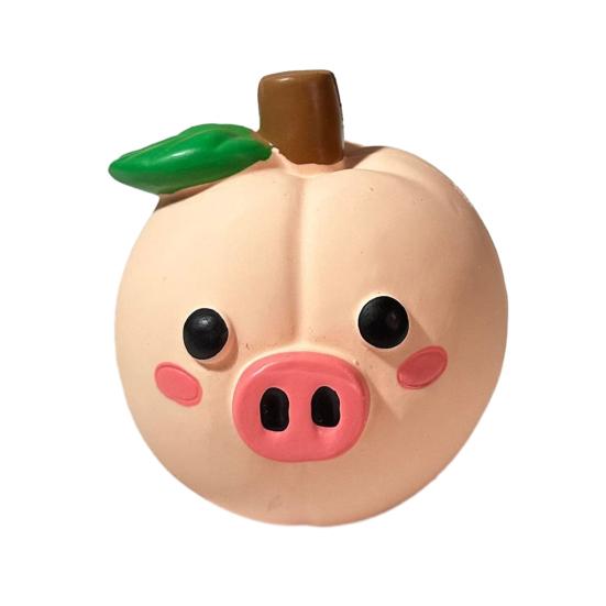 Dog Chew Toy Squeaky Cute Fruit Puppy Teething Toy Teeth Cleaning Toy for Aggressive Chewers Dogs Interactive Training