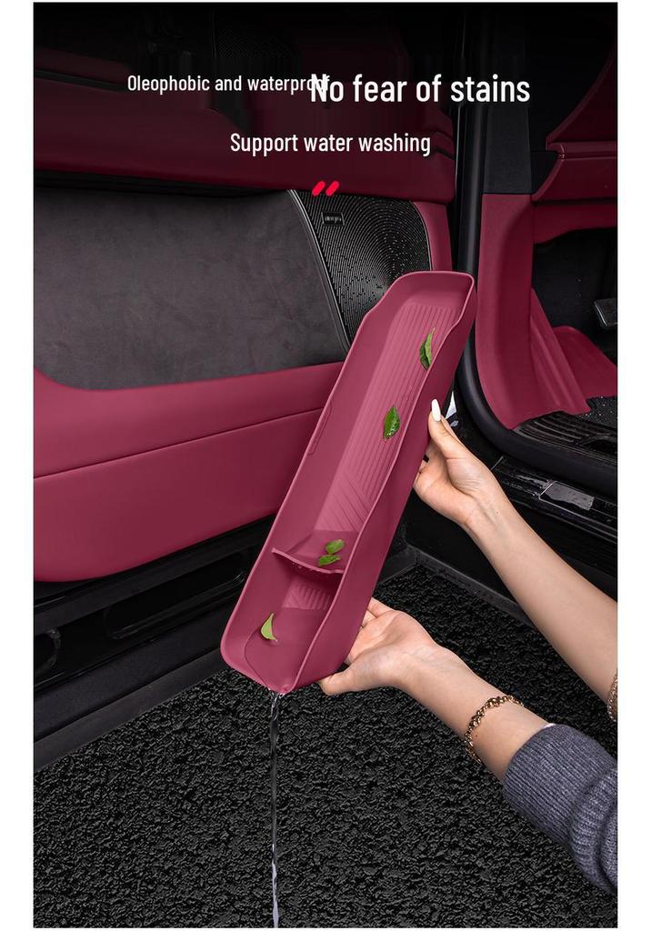 NIO ES8 Car Door Storage Box: Silicone Protection & Interior Decoration Set for 26 Models