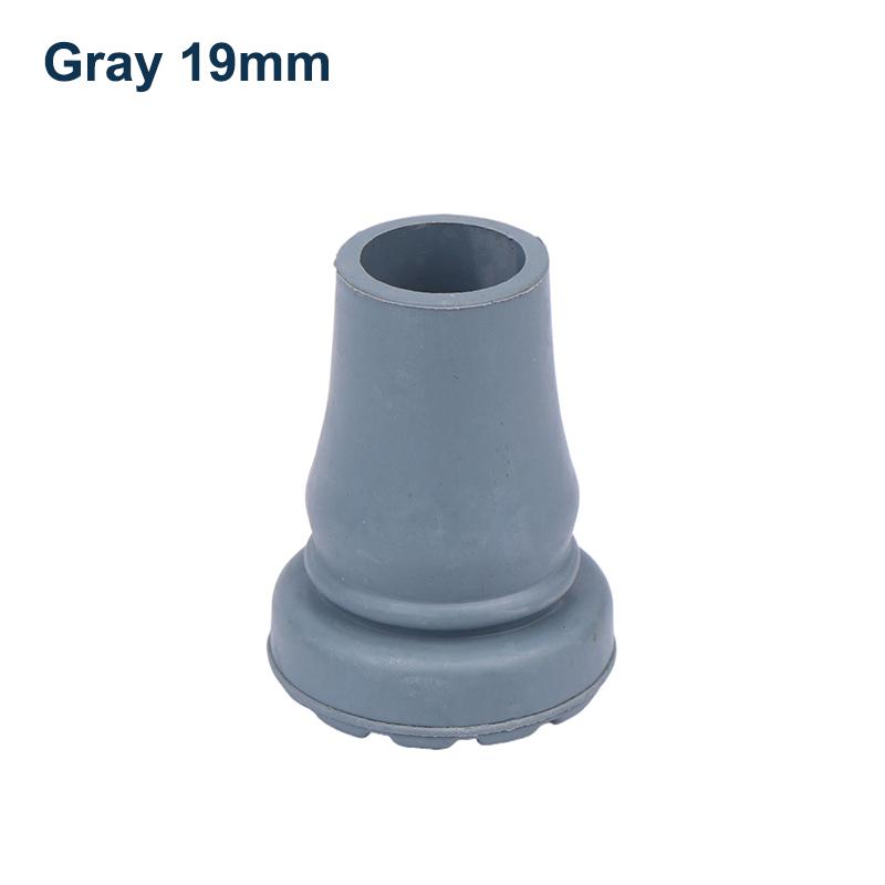 

16/19 мм Наконечники для милиць Захисний м який змінний гумовий наконечник для тростини Палиці для ходьби Милиці Засіб для пересування 19mm сірий колір