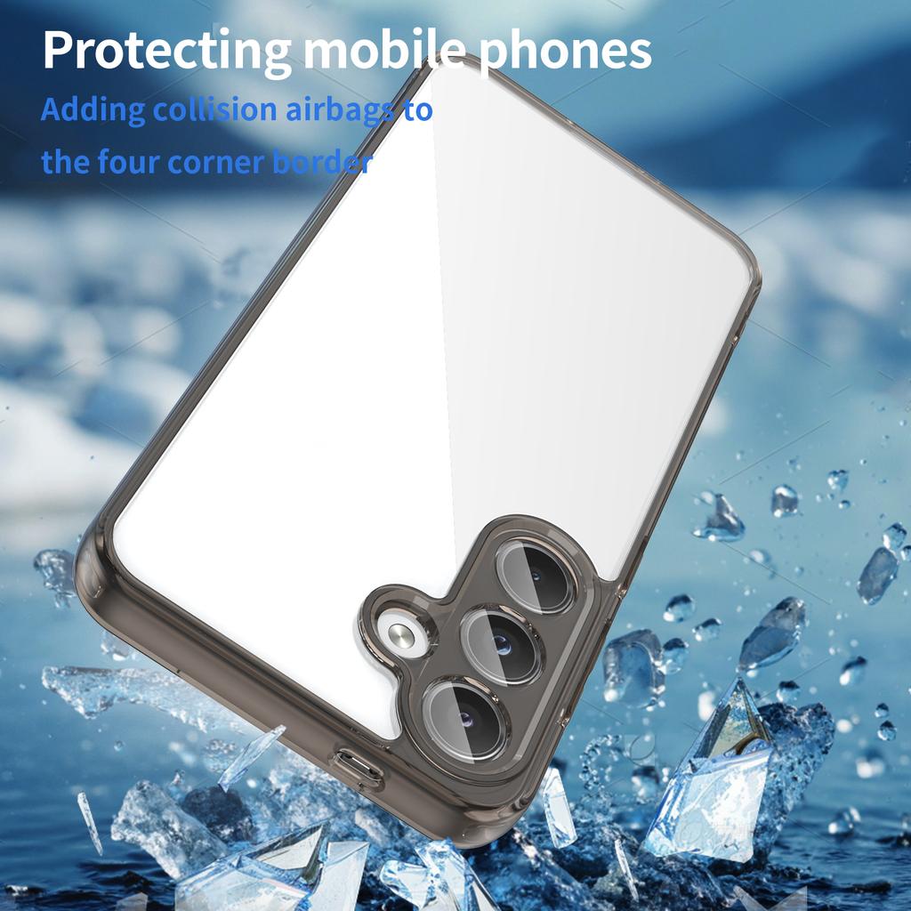For Samsung Galaxy S24 Case TPU+Acrylic Phone Back Cover Anti Yellowing