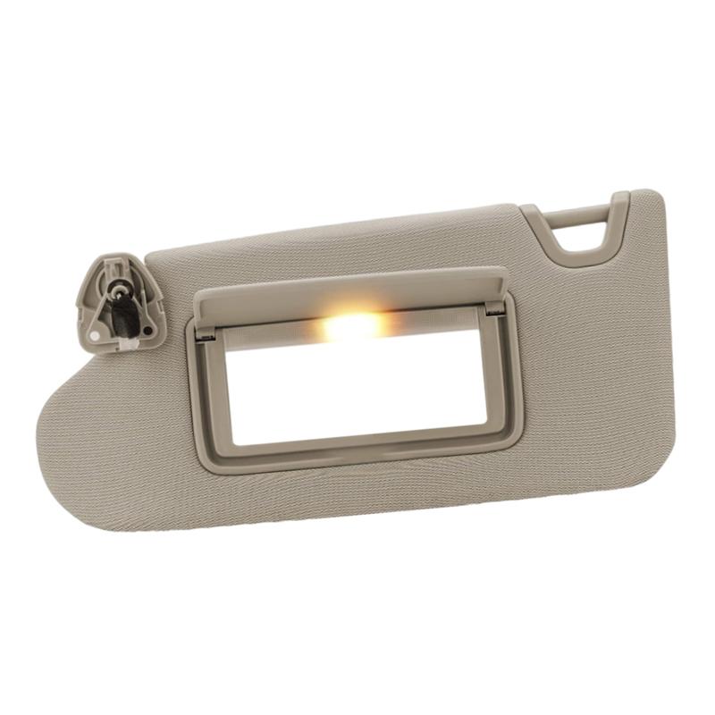 Car Interior Sun Visor With Mirror and Light Grey Beige Sun Shade for Nissan Altima 2013 2014 2015 2016 2017 2018 96401-3TA2A