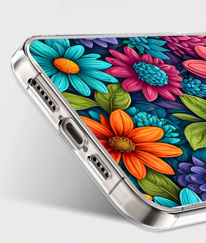Etui Do Motorola Edge 70 Obudowa Foto Case Plecki Grafika Kwiaty + Szkło