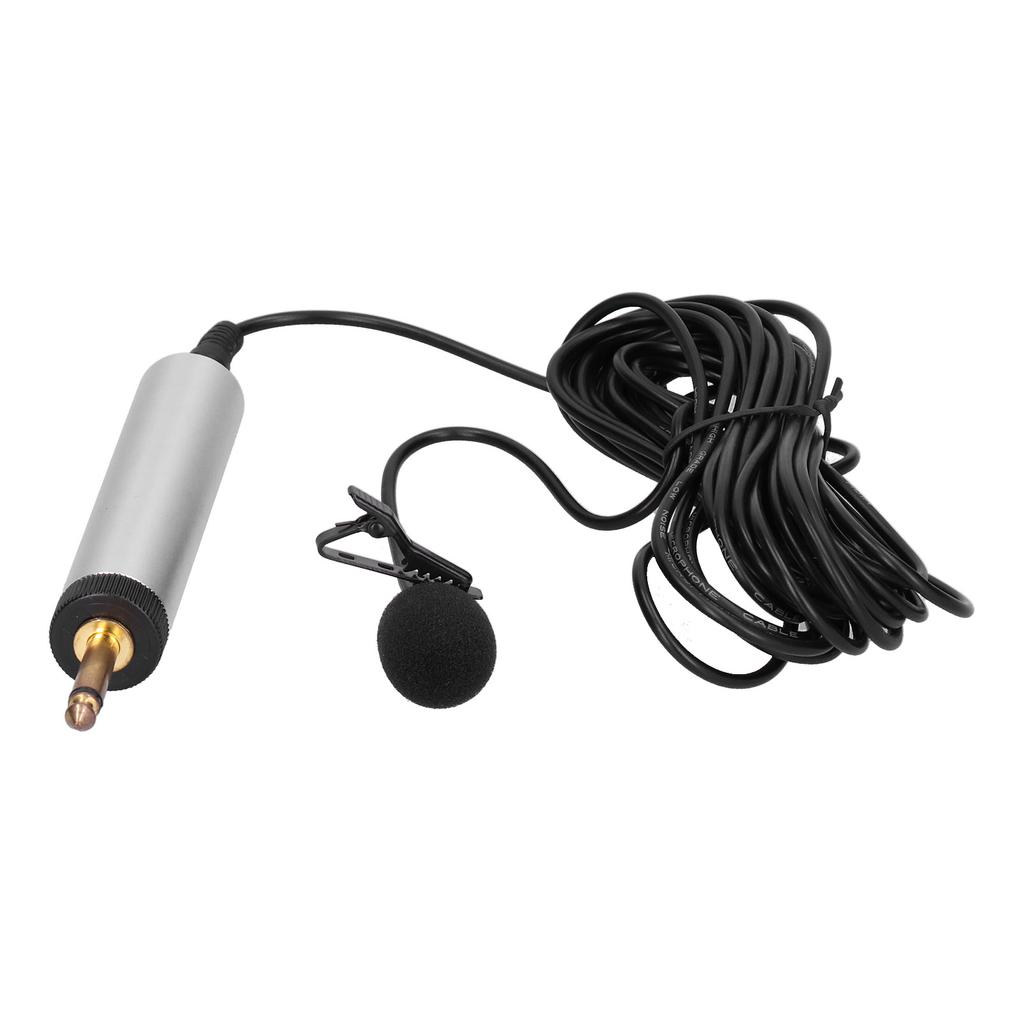 Professionelles Kondensatormikrofon Lavalier Ansteckmikrofon Clip-on Instrumentenmikrofon für Gitarre Sax
