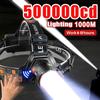 Far cu Senzor LED 2026 Super Luminos 1000M Lanternă de Cap Cea Mai Puternică Lanternă Frontală Impermeabilă Lanternă de Pescuit de Exterior