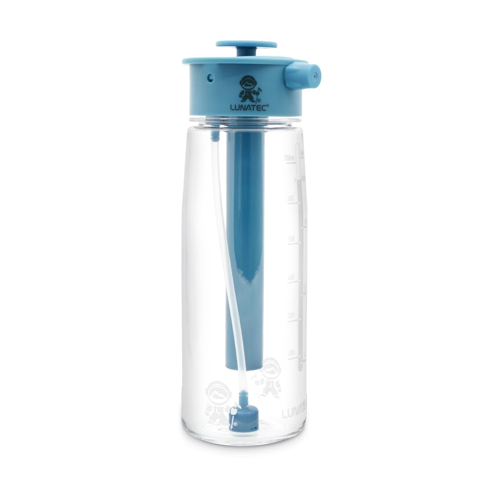Lunatec Aquabot Clear 750ml Water Bottle for Outdoor Camping Multi-Purpose (LTA1050000)