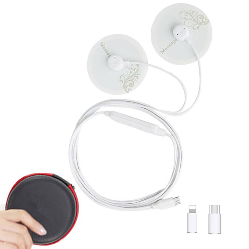 

Портативный мобильный телефон массажер электрический Tens Therapy массажер для тела Ems цифровой терапевтический аппарат мини-массажер для плеч и шеи