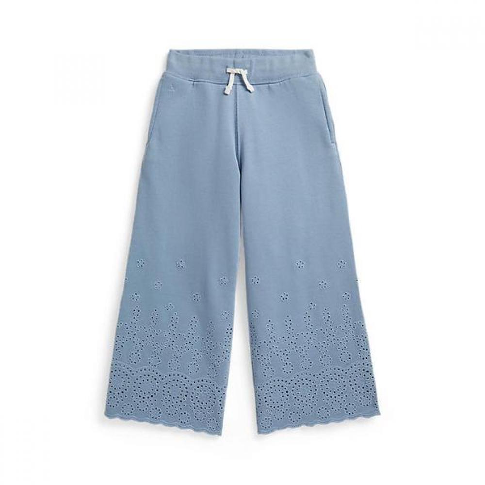 Polo Ralph Lauren Girls 2 6 Years Wide Leg Sweatpants  Cwpopntrbq20108400 6X