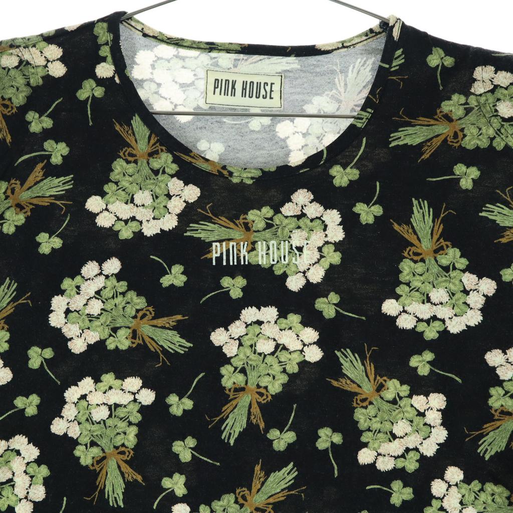 Beauty products PINK HOUSE Logo print Long sleeve T-shirt Floral Women Used