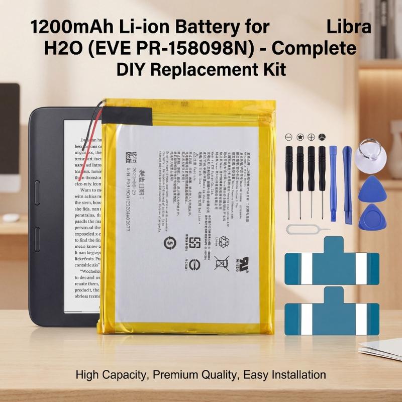 Universal PR-158098N 1200mAh Rechargeable Cell Thin Design For Libra Portable Electronics Handheld Devices