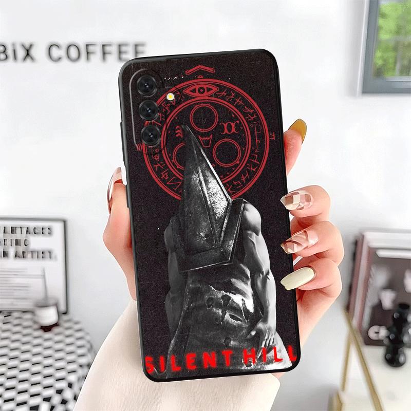 Silent Hill Horror Theme Soft Phone Case for Samsung A17 A37 A57 A16 A26 A36 A56 A15 A25 A35 A55 A14 A24 A34 A54 A13 A23 A33 A53