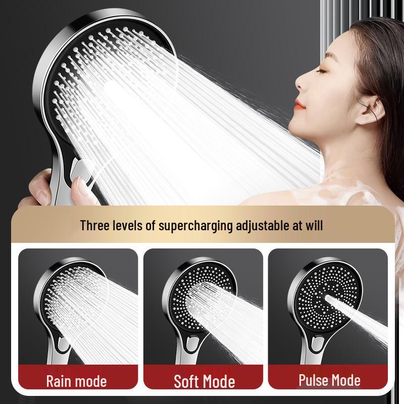 High-Pressure Large Panel Shower Head Set for Powerful Water Flow