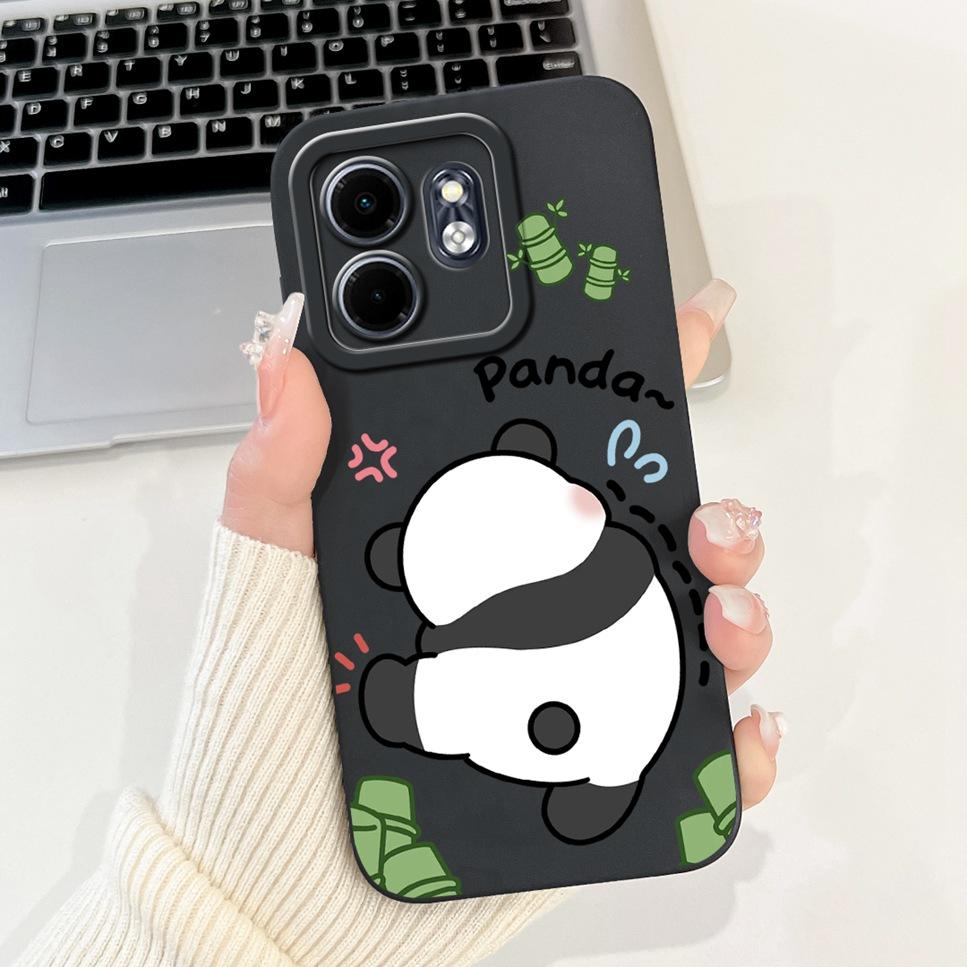 2024 For Infinix Hot 50i Case HoT50i Shock Proof Black Silicone Soft Phone Case For Infinix Hot 50i 50 i X6531 Back Cover Fundas