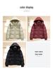 Women's Short Cotton Jacket 2025: Winter Korean Style Loose Stand Collar Down Coat, Thickened and Versatile Outerwear.
