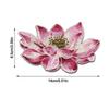 New DIY Lotus Flower Patch Clothes Wedding Dress Accessory No Glue Sew On Patches Embroidered Patches