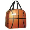 Custom Basketball Sports Pattern Insulated Lunch Bags for Women Portable Thermal Cooler Food Lunch Box Kids School Children