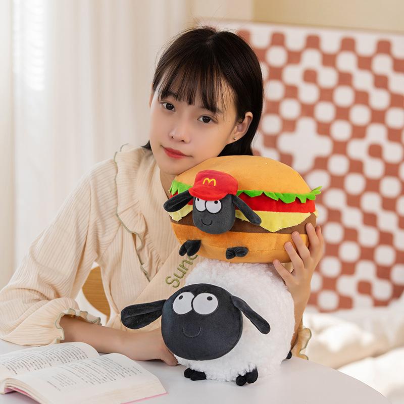 Plush Lamb Toy Pillow Christmas Baby Birthday Valentines Gift